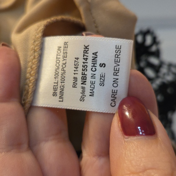 Bellatrix Black Lace Blouse With Tank Small - Picture 7 of 8